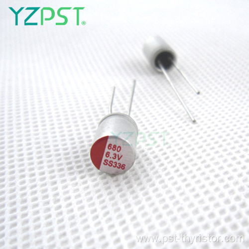 Polymer aluminum electrolytic 2.5 capacitors 390uf 6.3v